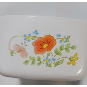 Corning Ware Wildflower P‑43-B Petite Pan – 2.75 Cup – 1970